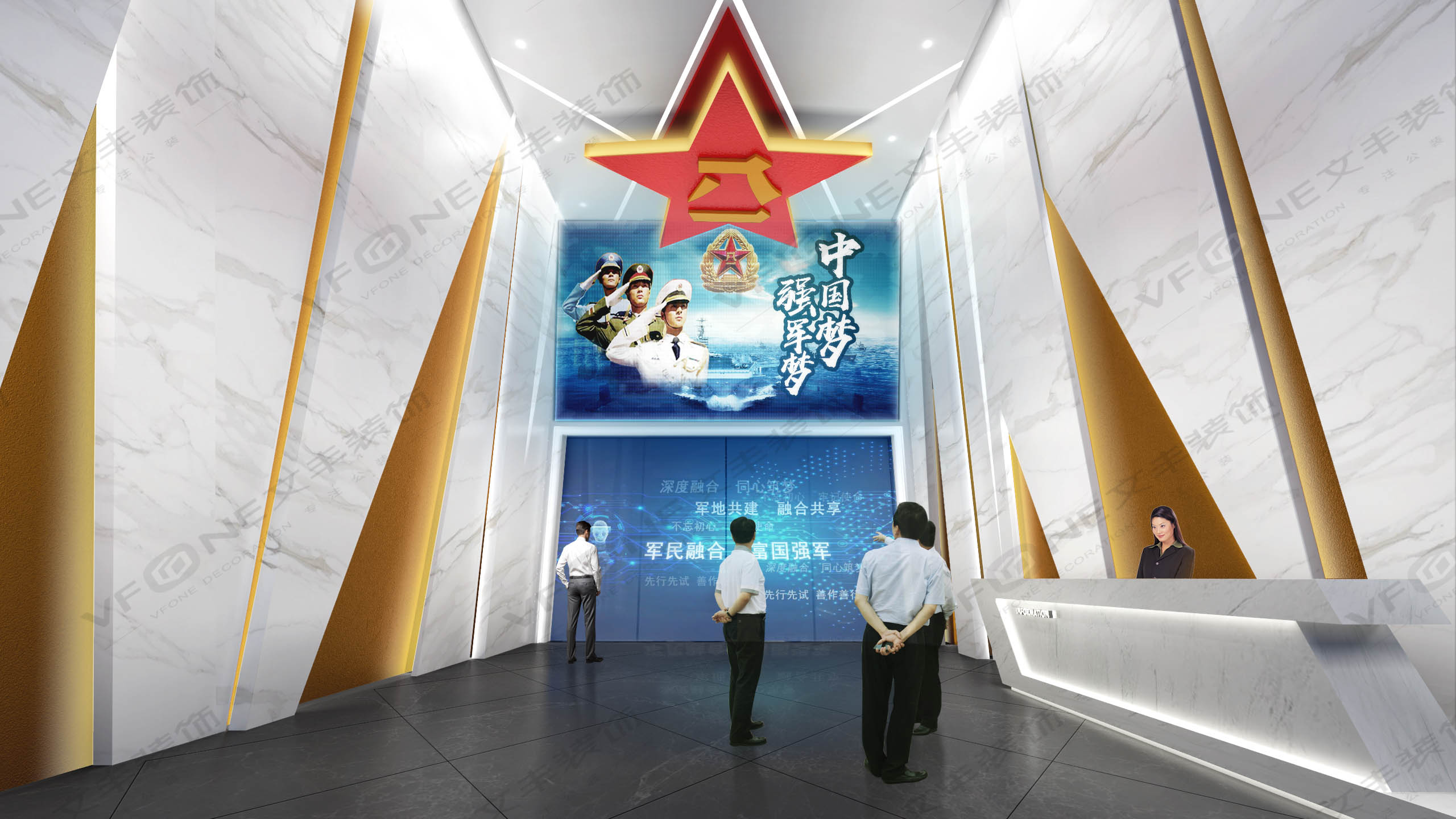 深圳高端展廳裝修公司告訴你：恢弘大氣的展廳設計到底好在哪？